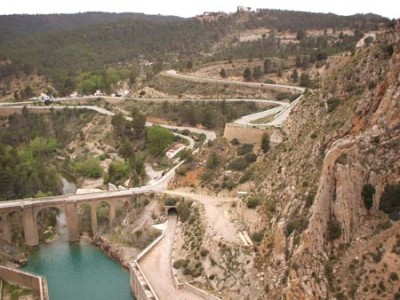 Puente y carretera de Lucio del Valle. Sobre 1850