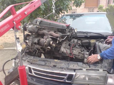 sacando motor chungo