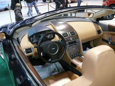 Interior de un Aston Martin...impresionante