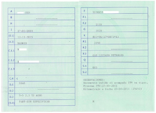 Aunque los instaladores no lo dicen, hay que ir a Tráfico y sacar el permiso de circulación nuevo. 20€ de tasa.