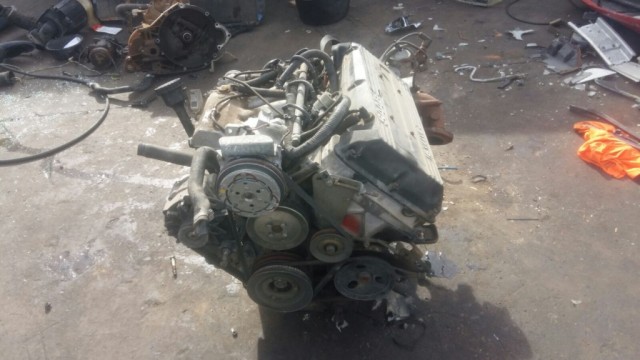 Así estaba el motor.Hecho un asco.