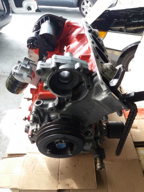 Motor y caja casados