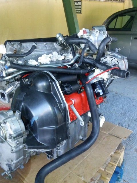 Motor terminado, vista 1
