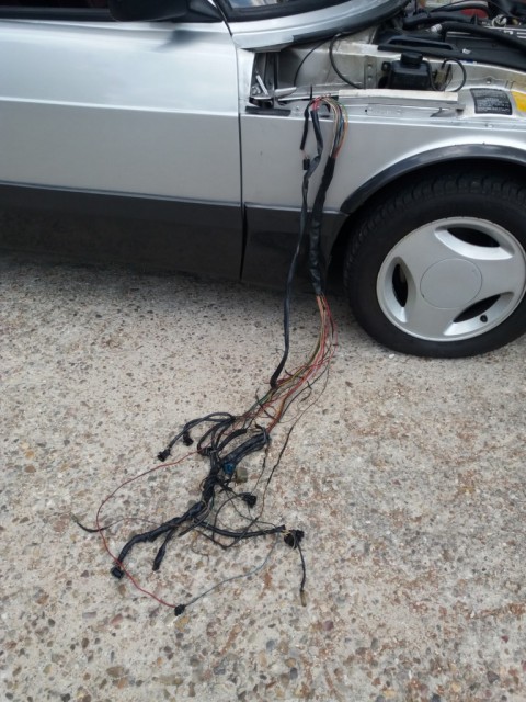Quitando cableado del motor
