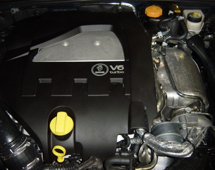 Detalle motor V6 Aero